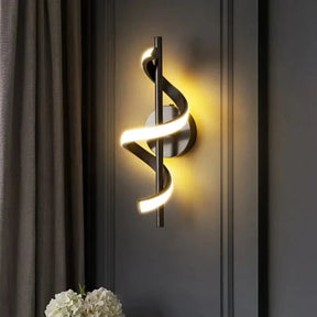 Stylish Wall Light from Light My House featuring a modern twisted design for elegant home decor