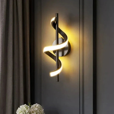 Stylish Wall Light from Light My House featuring a modern twisted design for elegant home decor