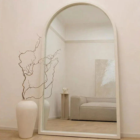 Elegant Nisu Home Wall Mirror with an arch design for a modern living space