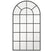 Wise Galleria Wall Mirror in Arched Design with a Decorative Grid Pattern for Elegant Bathrooms