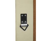 Andrey White And Brushed Gold Finish Wall Mirror Orsina