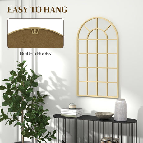 Wise Galleria Wall Mirror with Built-in Hooks for Easy Hanging in Modern Bathrooms