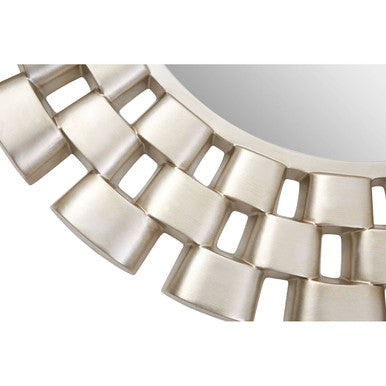 Orsina Decorative Wall Mirror with a Unique Metallic Frame for Stylish Home Decor
