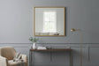 Ando Medium Square Gold Finish Wall Mirror Orsina