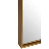 Ando Medium Square Gold Finish Wall Mirror Orsina