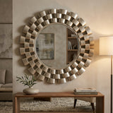 Stylish Orsina Wall Mirror with a unique circular design, perfect for modern home decor