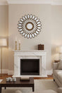 Orsina Decorative Wall Mirror in Sunflower Design, Perfect for Enhancing Hallway Decor