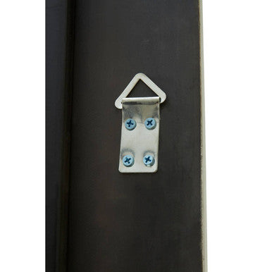 Close-up of mounting hardware for Orsina Wall Mirror with sturdy bracket for easy installation