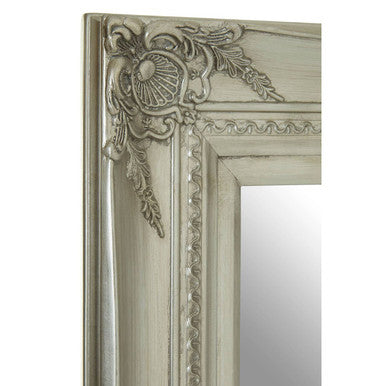 Orsina Decorative Wall Mirror with Intricate Frame and Antique Silver Finish for Elegant Interiors