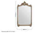 Adelere Ornate Champagne Wall Mirror Orsina