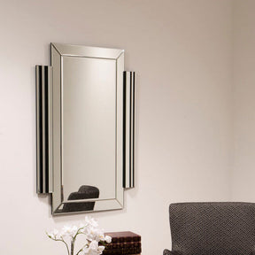 Orsina Stylish Wall Mirror with Unique Side Panels for Contemporary Home Decor