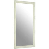 Andrey White And Brushed Gold Finish Wall Mirror Orsina