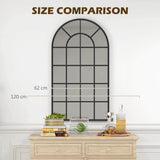 Wise Galleria Wall Mirror with an elegant design, measuring 120 cm by 62 cm, perfect for any bathroom