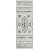 Stylish Washable Rug with Geometric Patterns in Neutral Colours for Any Home Decor