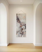 Printworks Watercolour Tapestry featuring an elegant abstract design in soft colours for wall decor