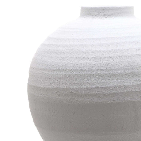 Tiber Large Matt White Ceramic Vase Shades 4 Seasons