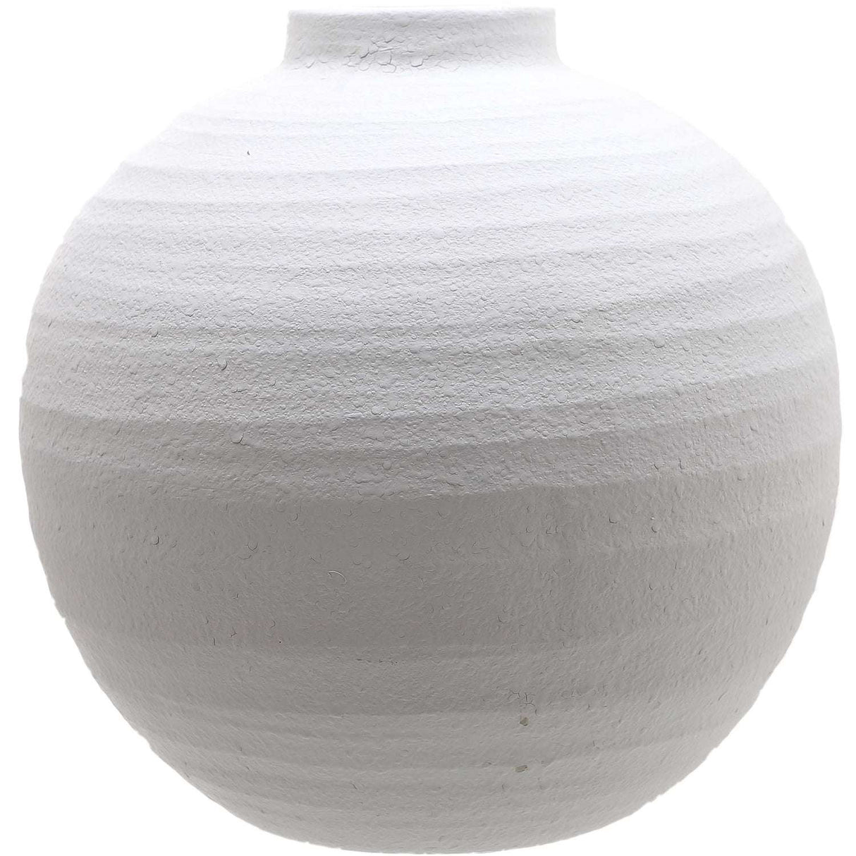 Tiber Large Matt White Ceramic Vase WHITE CERAMIC Shades 4 Seasons