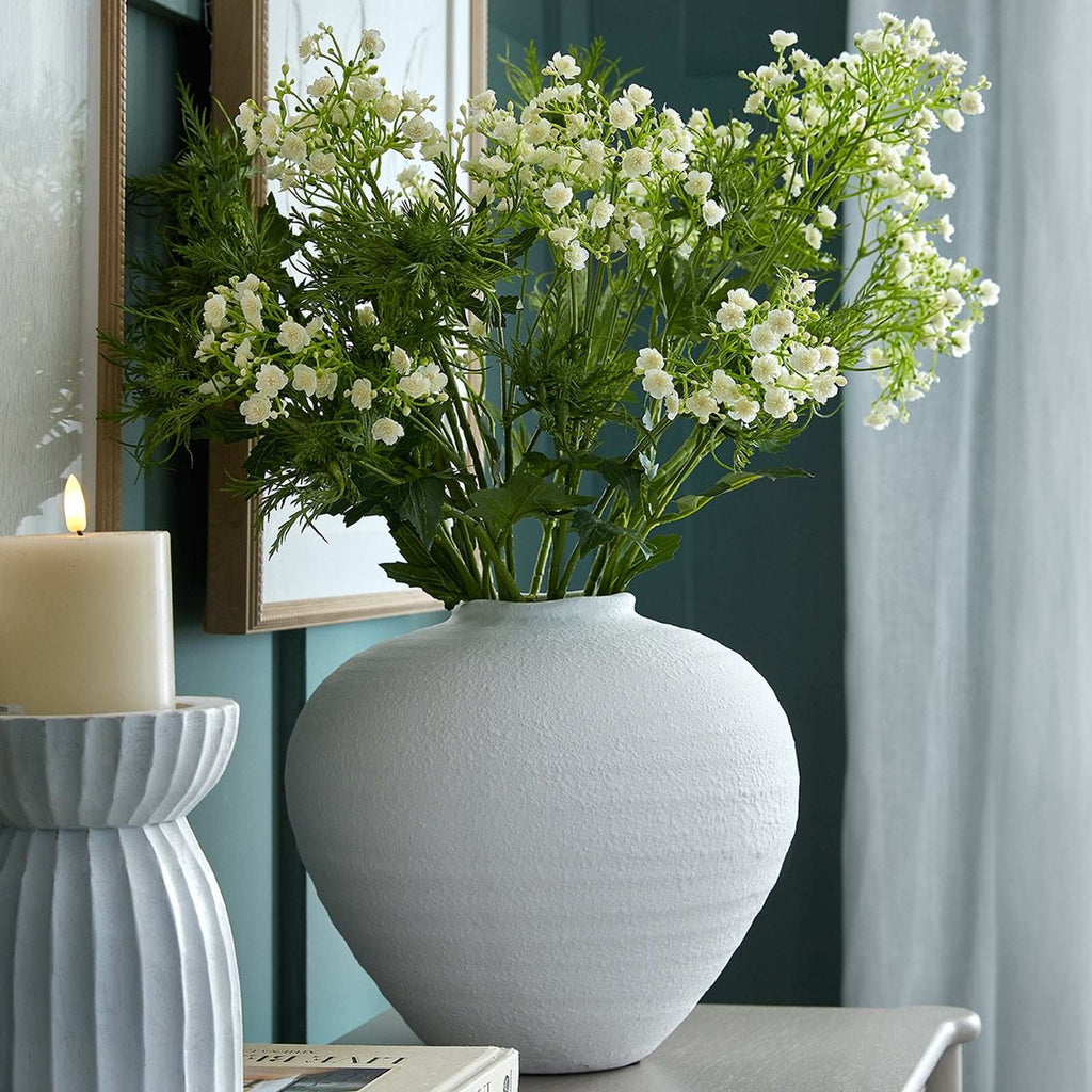 Regola Large Matt White Ceramic Vase Shades 4 Seasons