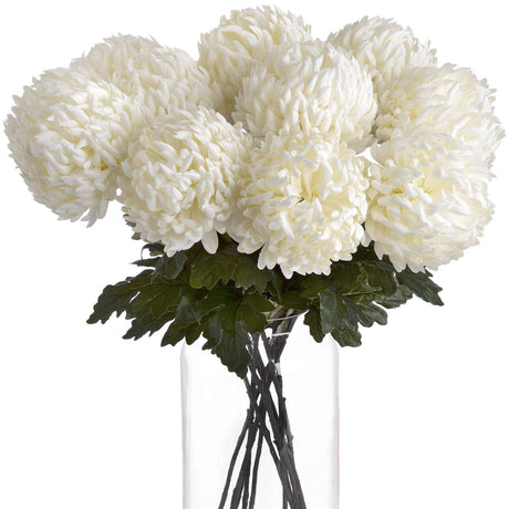 Shades 4 Seasons White Chrysanthemum Autumn Stem Shades 4 Seasons