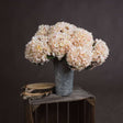 Shades 4 Seasons White Hydrangea Autumn Stem Decor WHITE PLASTIC Shades 4 Seasons