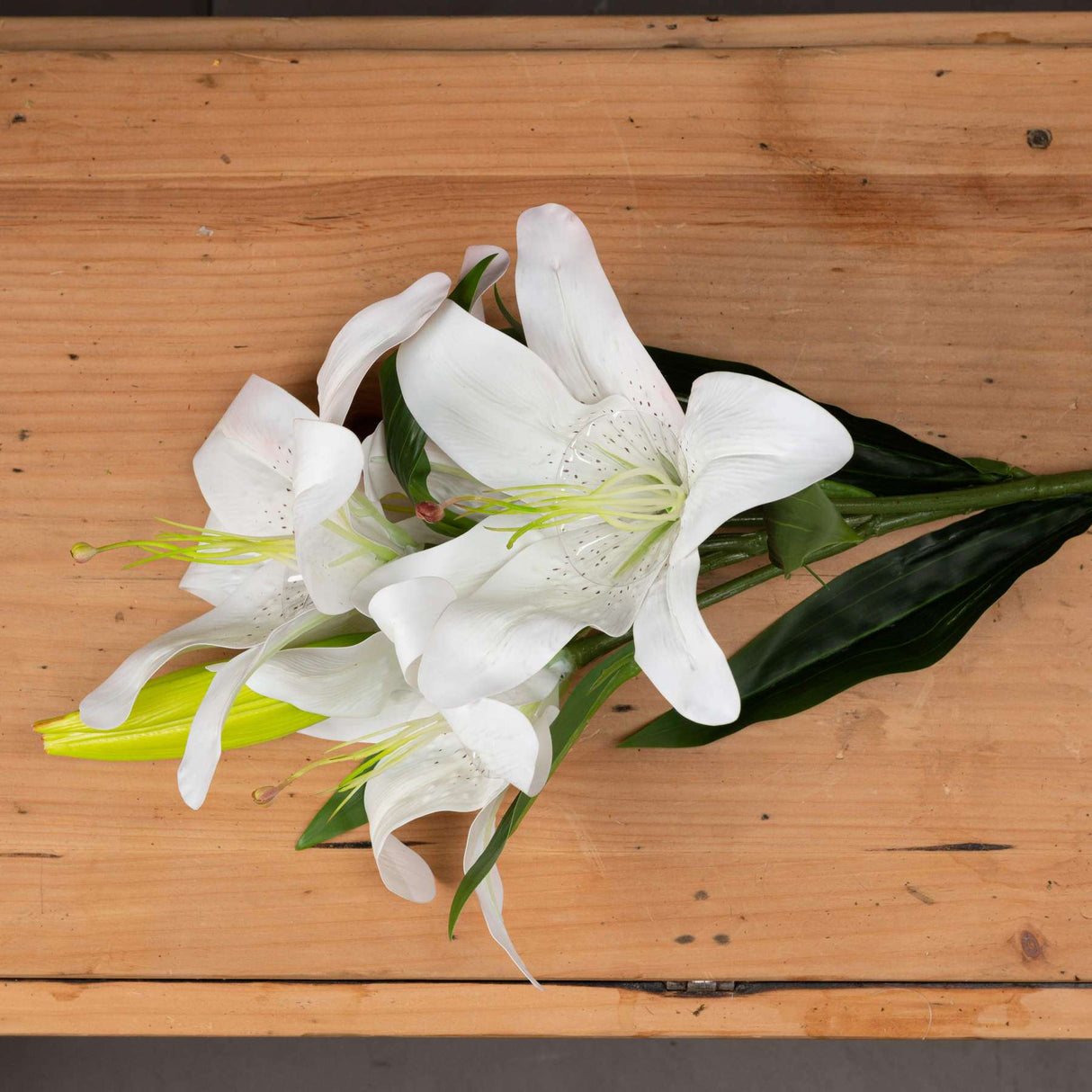 Shades 4 Seasons Realistic White Lily Artificial Stem Shades 4 Seasons