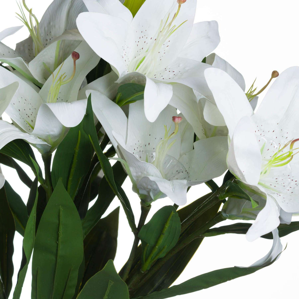 Shades 4 Seasons Realistic White Lily Artificial Stem Shades 4 Seasons