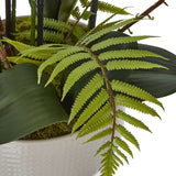 Shades 4 Seasons White Orchid Potted Flower Arrangement Shades 4 Seasons