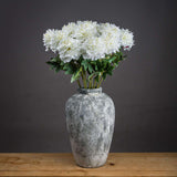 Shades 4 Seasons White Peony Single Stem Spring Flower WHITE PLASTIC Shades 4 Seasons