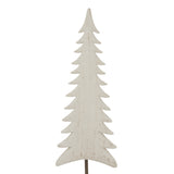 Whitewashed Tall Tree decorative piece for Christmas room decorations and festive home decor