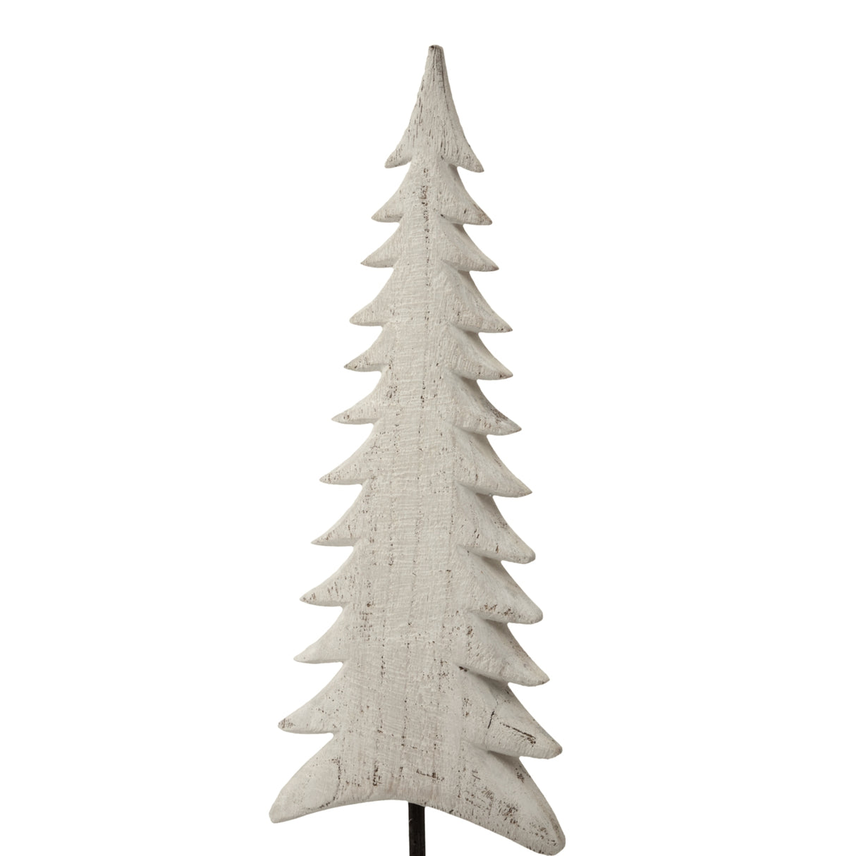 Whitewashed Tall Tree decoration for festive Christmas room decor, perfect for adding a seasonal touch
