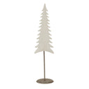 Whitewashed Tall Tree decoration perfect for enhancing festive Christmas room decor