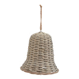 The Noel Collection Extra Large Wicker Bell Decoration BROWN WICKER Shades 4 Seasons