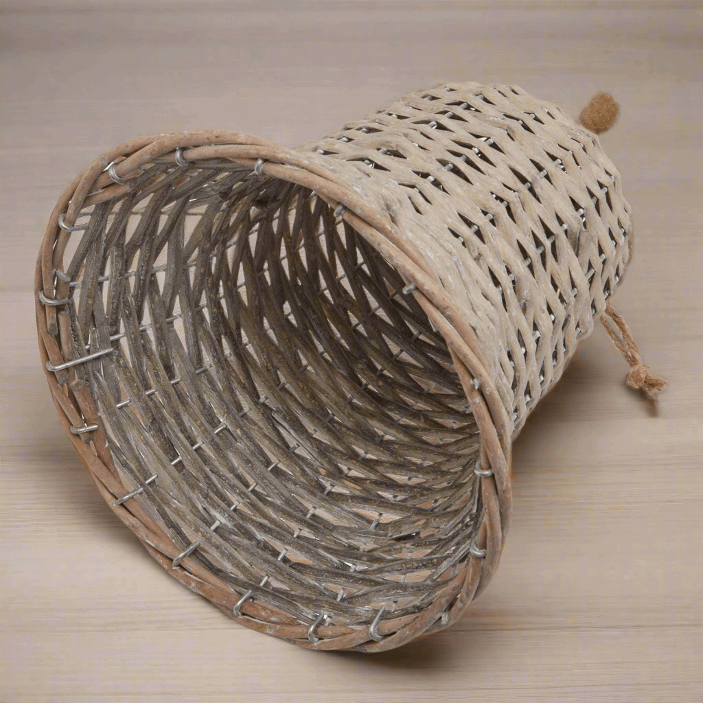 The Noel Collection Extra Large Wicker Bell Decoration Shades 4 Seasons