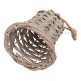 The Noel Collection Small Wicker Bell Decoration Shades 4 Seasons