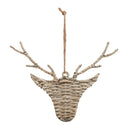 The Noel Collection Wicker Hanging Reindeer BROWN WICKER Shades 4 Seasons
