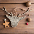 The Noel Collection Wicker Hanging Reindeer Shades 4 Seasons