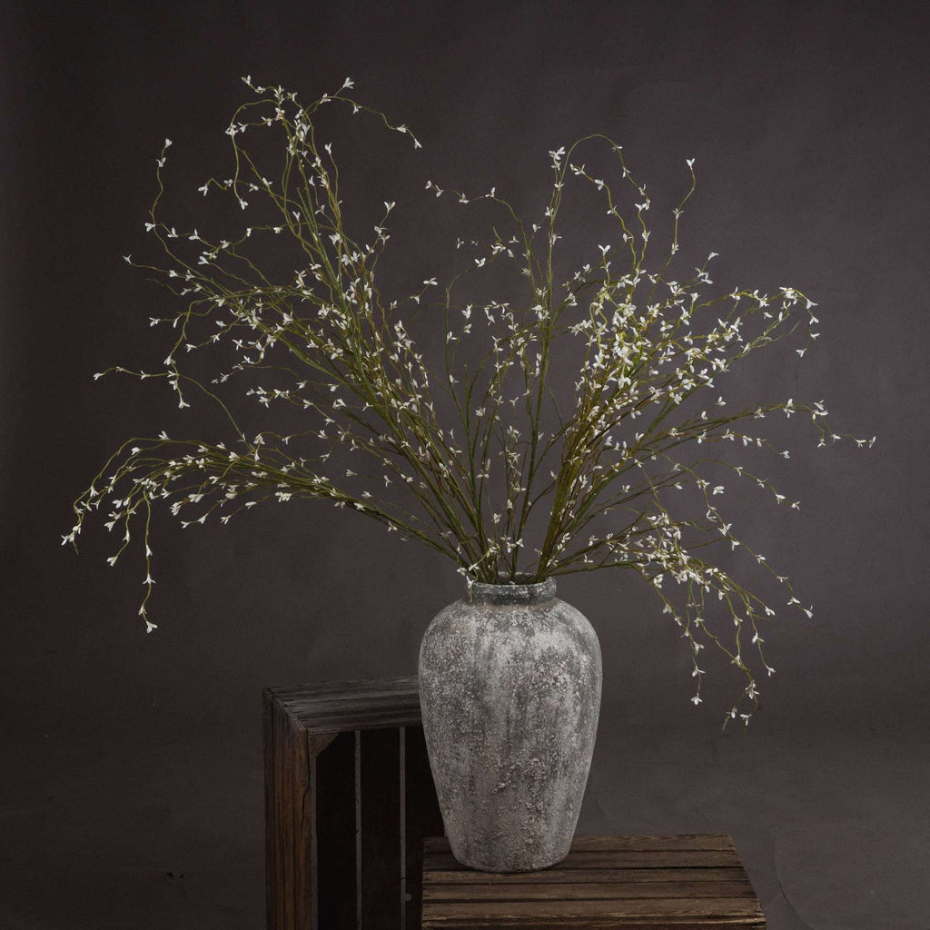 Shades 4 Seasons Willow Spray - Elegant Spring Stem WHITE PLASTIC Shades 4 Seasons