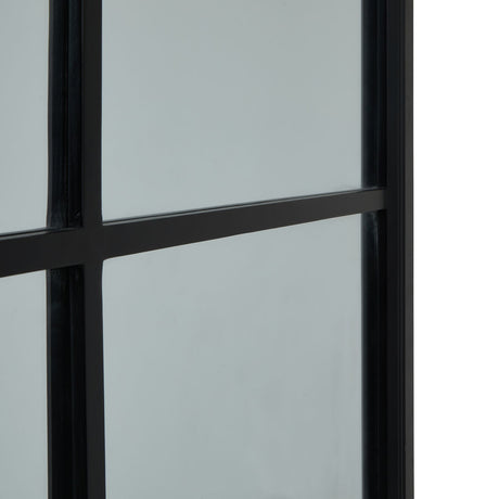 Stylish window mirror from Shades 4 Seasons featuring a black frame and a sleek design