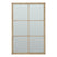 Shades 4 Seasons Window Mirror - Stylish Wall Decor BROWN WOOD Shades 4 Seasons