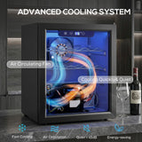 Wine Cooler with advanced cooling system featuring air circulation and quiet operation for optimal temperature control