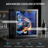 Wise Galleria Wine Cooler with Advanced Cooling System for Quick and Quiet Temperature Control