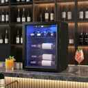 Wise Galleria Wine Cooler with Glass Door and LED Lighting for Ideal Wine Storage