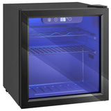 Wise Galleria Wine Cooler with adjustable shelves and LED interior light for optimal wine storage