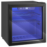 Wise Galleria Wine Cooler with adjustable shelves and LED interior light for optimal wine storage
