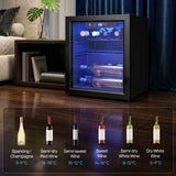 Wise Galleria Wine Cooler with Temperature Settings for Storing Various Wine Types