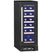 Wise Galleria Wine Fridge with Glass Door and Wooden Shelves for Optimal Wine Storage