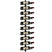 Sleek Wise Galleria Wine Rack for Displaying Up to 10 Bottles in a Stylish Vertical Design