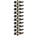 Sleek Wise Galleria Wine Rack for Displaying Up to 10 Bottles in a Stylish Vertical Design