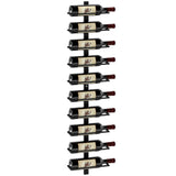 Sleek Wise Galleria Wine Rack for Displaying Up to 10 Bottles in a Stylish Vertical Design
