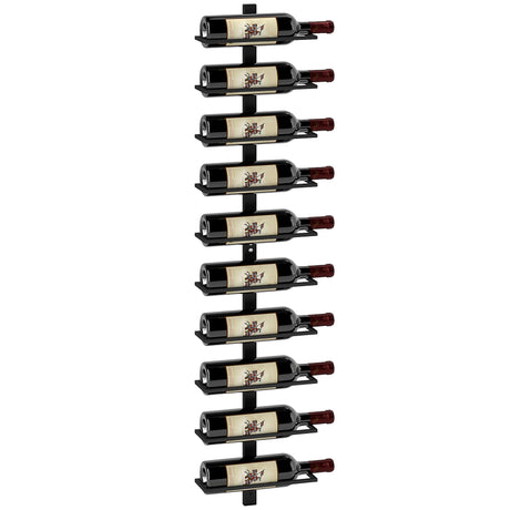 Sleek Wise Galleria Wine Rack for Displaying Up to 10 Bottles in a Stylish Vertical Design